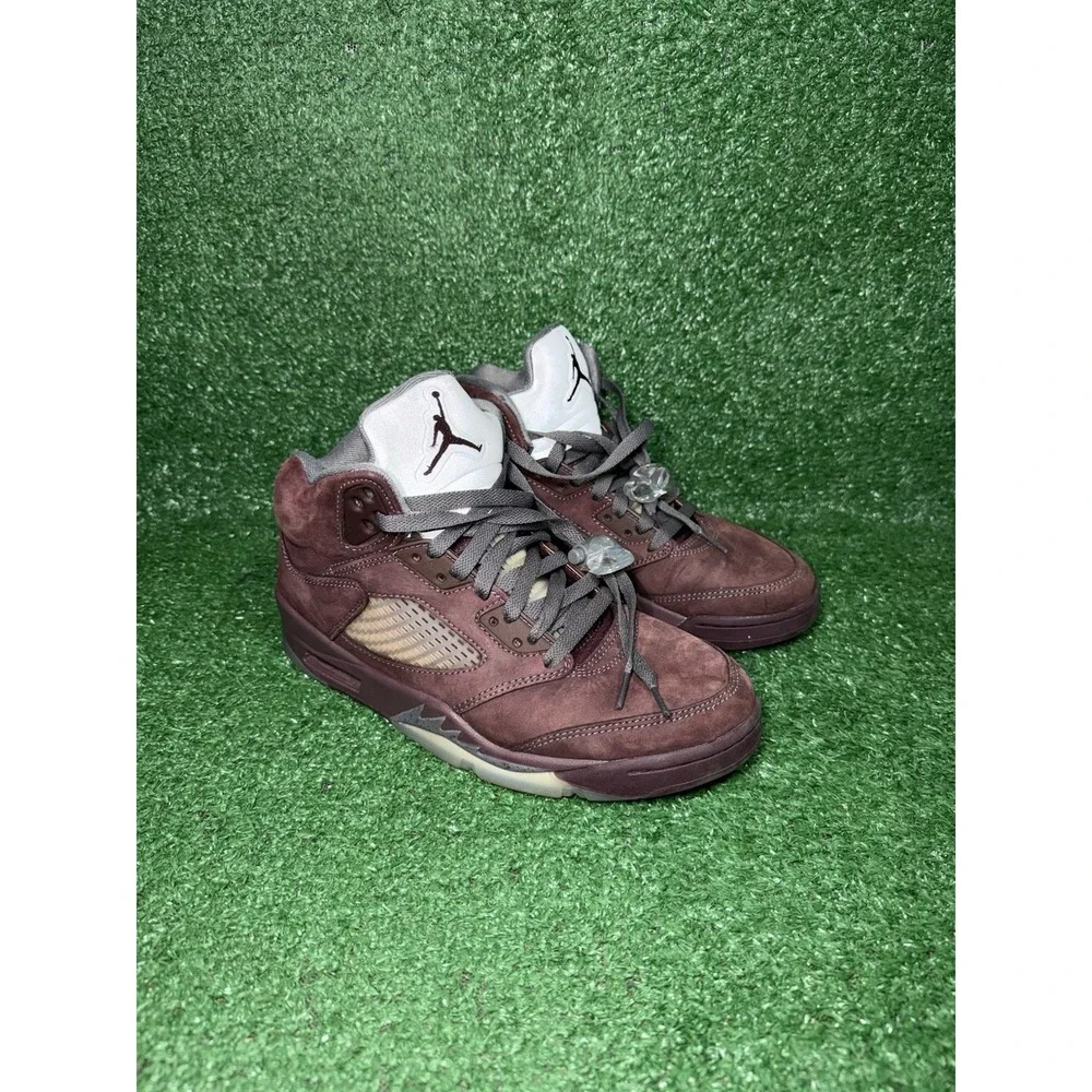 Air Jordan 5 Retro Burgundy Mens Size 8 Basketball Shoes Sneakers DZ4131-600